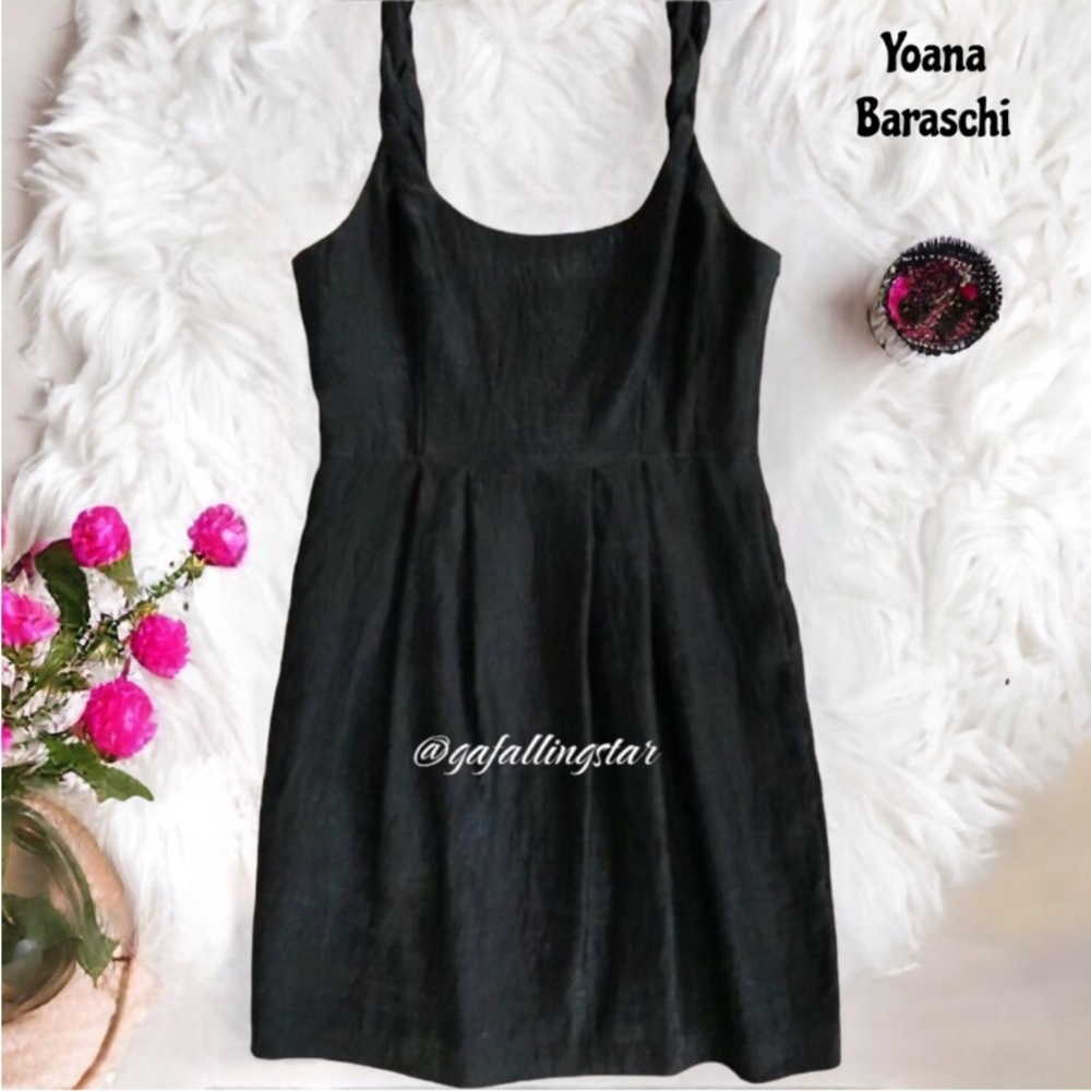 Yoana Baraschi Twisted Strap Shimmer Dress